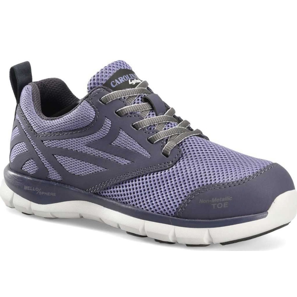 Carolina CA1942 Women's Comp Toe EH Slip Resistant Work Shoe Plum NIB - Size 8.5